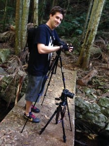 My buddy Ty, setting up for his next shot further downstream.
