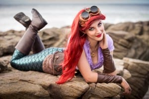 Ariel the little Steampunk Mermaid Cosplay. The Artful Dodger and The Blake Image Photography